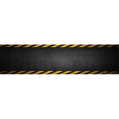 12'' x 3'' Bumper Stickers - Caution Tape (pack of 8)