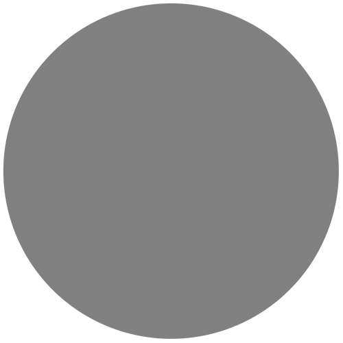 4'' Circle Vinyl Stickers (6 Pack) - Grey