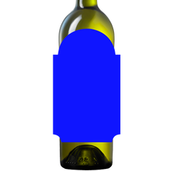 Design your own Wine Bottle Labels - Blue