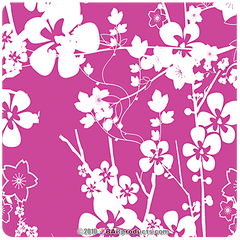 Kolorcoat™ Square Foam Coasters (4 Pack) - Pink Floral