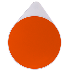 Kolorcoat™ Salt Rimmer Lid - Orange Background