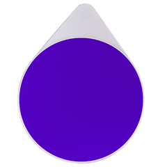 Kolorcoat™ Salt Rimmer Lid - Purple Background