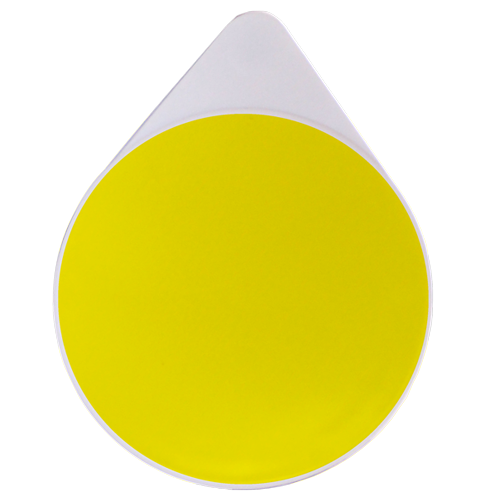 Kolorcoat™ Salt Rimmer Lid - Yellow Background