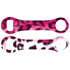 Pink Leopard Dog Bone Opener
