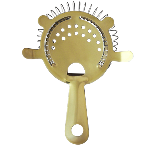 Cocktail Strainer - 4 Prong Gold