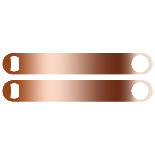 Gradient Background Colossal ™ 11" Bottle Opener - Brown to White