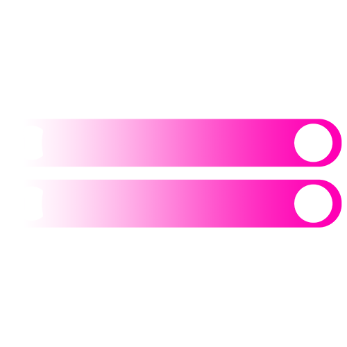 Gradient Background Colossal ™ 11" Bottle Opener - White to Pink