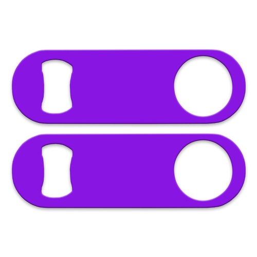Solid Color Background 5" Medium Speed Opener - Purple