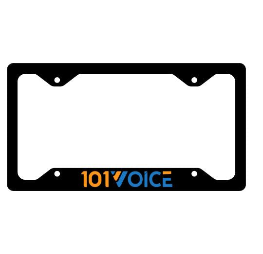 License Plate Frame - Black