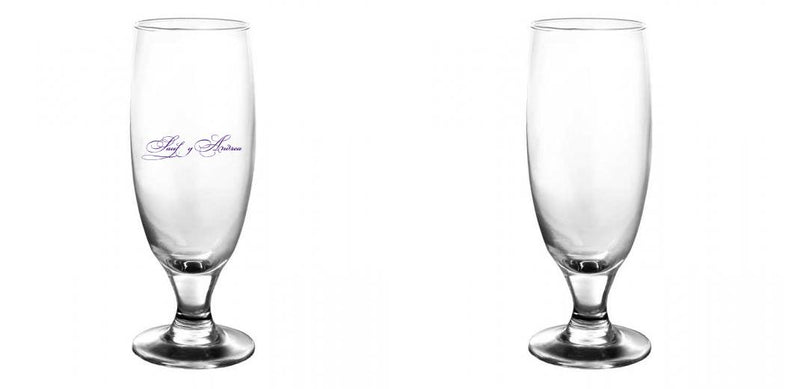 Custom 12 oz Footed BarConic® Beer/Cocktail Glass