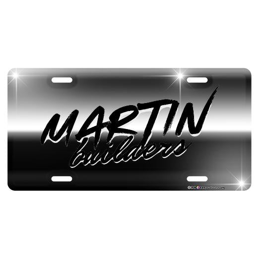 Custom License Plate - Chrome