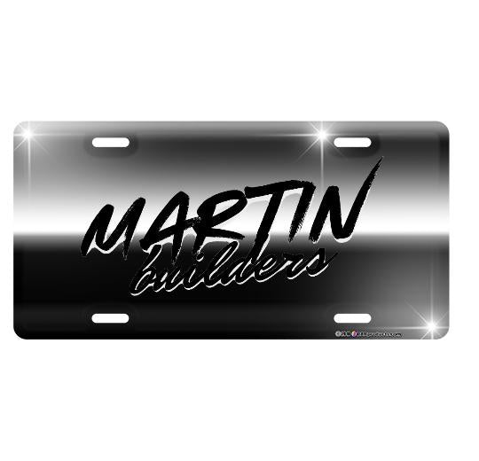 Custom License Plate - Chrome