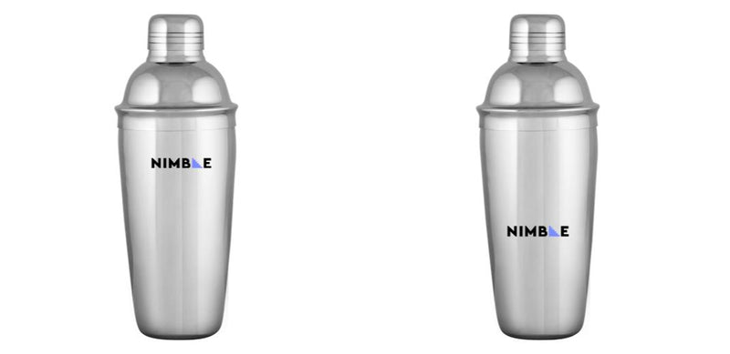 24 oz. - 3 Piece Deluxe Stainless Steel Cocktail Shaker