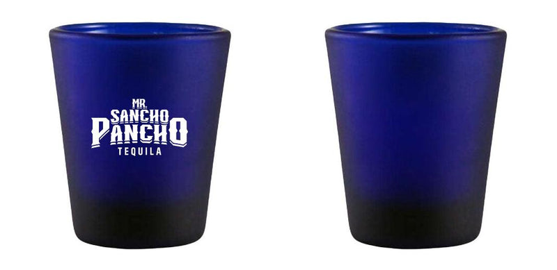 1.75oz Custom BarConic® Dark Blue Frosted Shot Glass