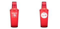 16oz 3 Piece Plastic Shakers - Red