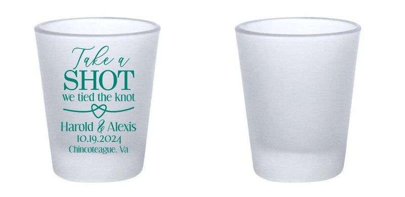 1.75oz Custom BarConic® Frosted Shot Glass