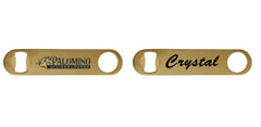 Screen Printed Colored Stainless Steel Speed Opener - GOLD