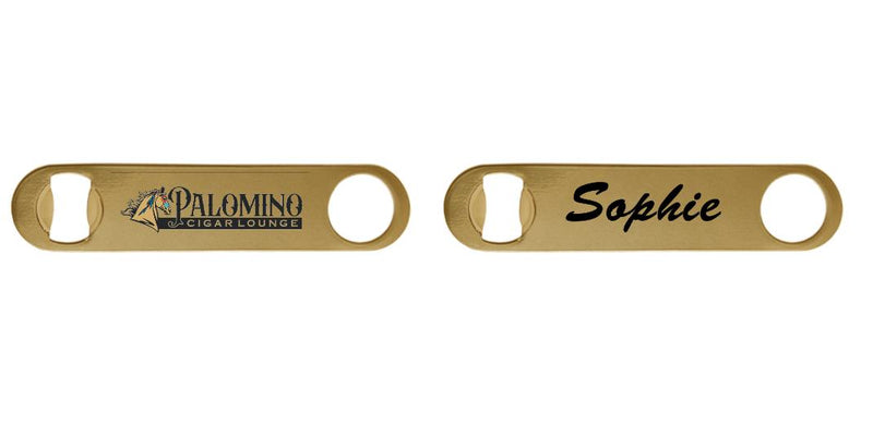 Screen Printed Colored Stainless Steel Speed Opener - GOLD