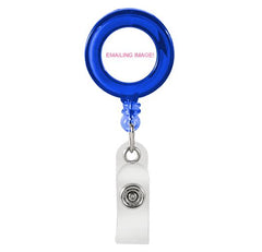 Translucent Badge Reel - Blue