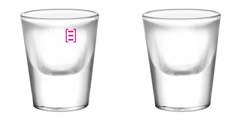 Customized BarConic® 1 ounce Thick Base Clear Shot Glass