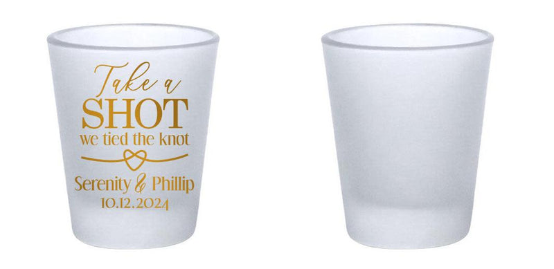 1.75oz Custom BarConic® Frosted Shot Glass