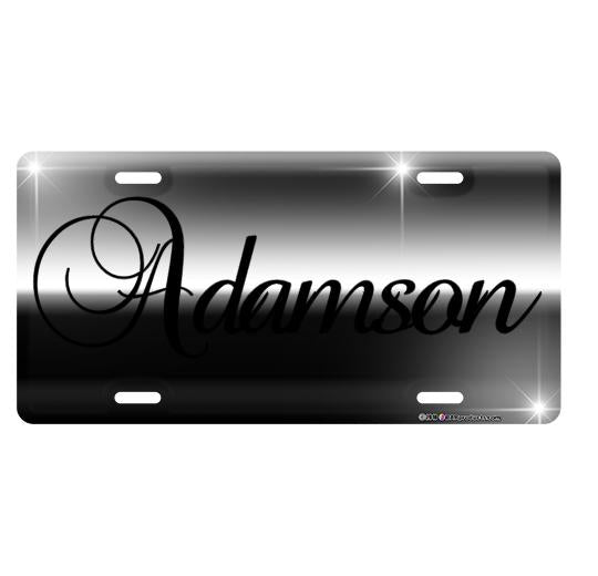 Custom License Plate - Chrome