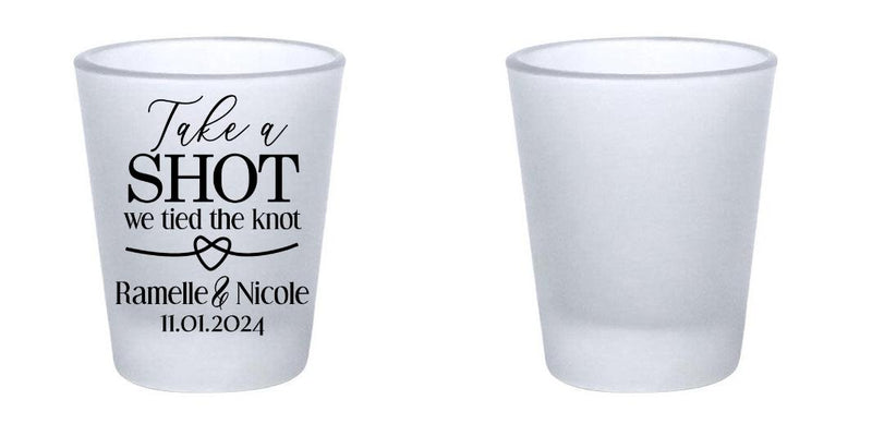 1.75oz Custom BarConic® Frosted Shot Glass