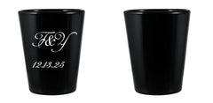 1.75 oz Custom BarConic® Black Shot Glass