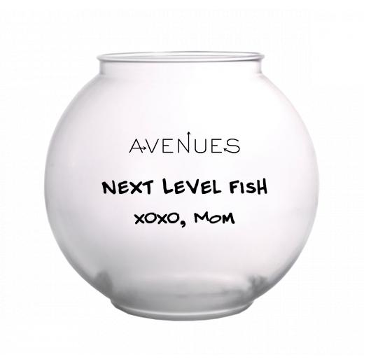 Custom Non-Handled Fishbowl Plastic cup - 46 Ounces