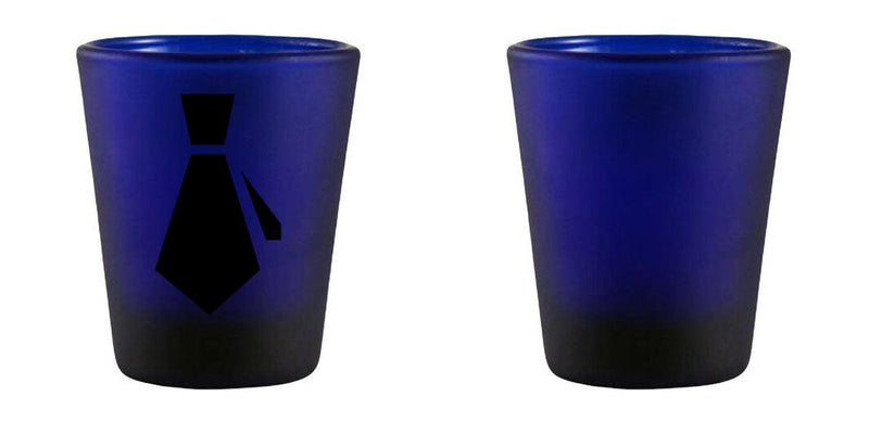 1.75oz Custom BarConic® Dark Blue Frosted Shot Glass