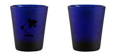 1.75oz Custom BarConic® Dark Blue Frosted Shot Glass