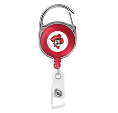 Translucent Carabiner Badge Reel - Red