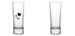 2oz Custom BarConic® Tall Shot Glasses - Clear