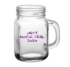 12 oz Custom BarConic® Mason Jar with Handle