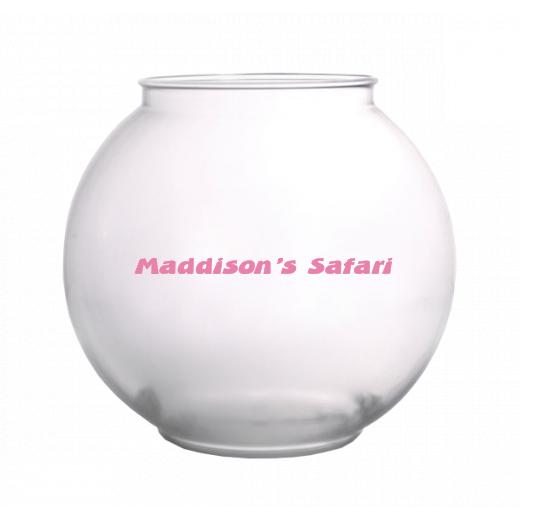 Custom Non-Handled Fishbowl Plastic cup - 46 Ounces