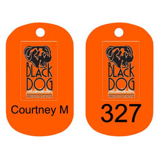 Kolorcoat™ Dog Tag - Orange