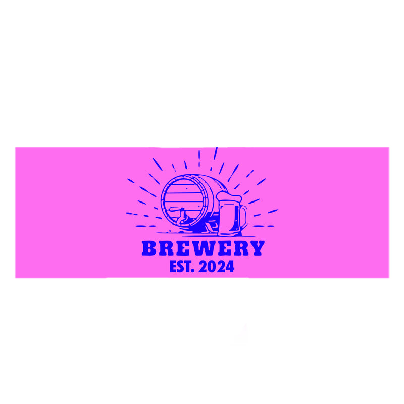 Design your own Beer Bottle Labels - 6 PACK - Pink