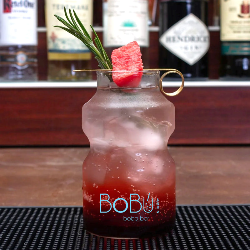 Customized 16 oz. BarConic® Boba Tea Glass