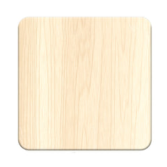 Square Wood Coasters (Set of 4) - 4 x 4 - PRINT ON DEMAND - Art Upload