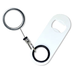 Custom Mini Bottle Opener With Retractable Reel Print On Demand