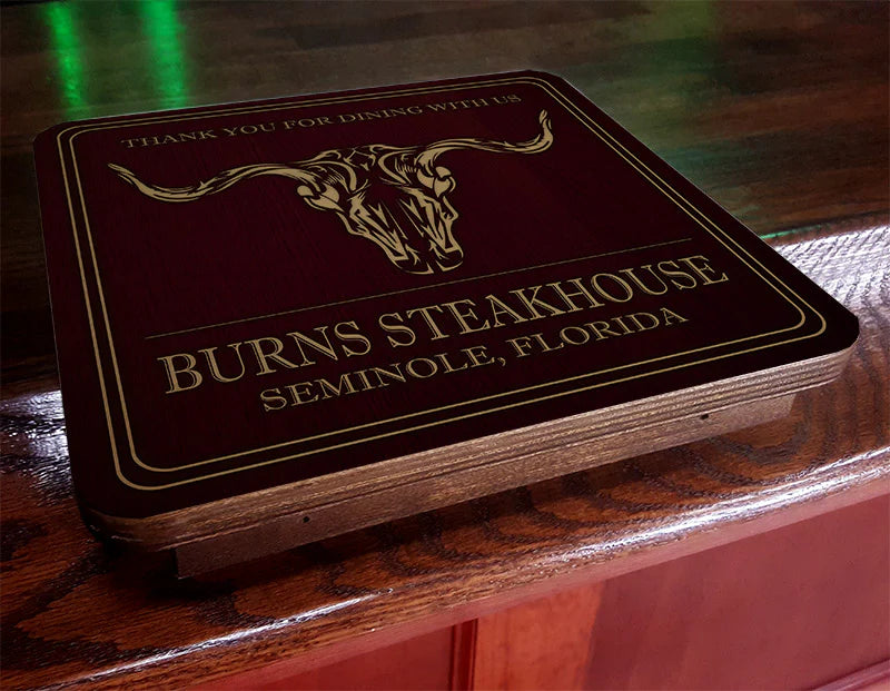 Customizable - Drunk Bunk™ - Bar Top Dining Platform - Steakhouse Desi ...
