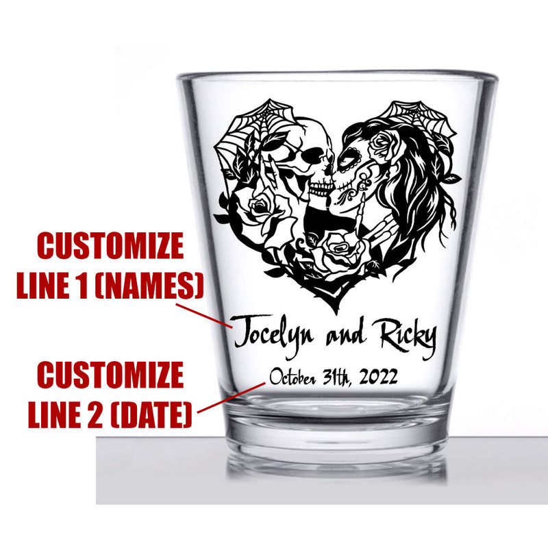 Till Death Do Us Part - Custom Wedding Shot Glasses