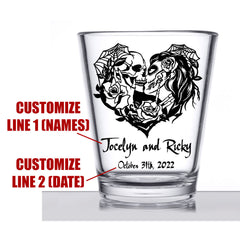 Till Death Do Us Part - Custom Wedding Shot Glasses