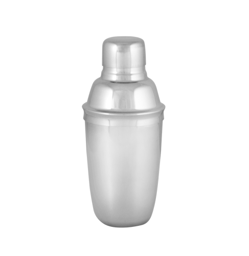 Custom 8 oz. - 3 Piece Deluxe Stainless Steel Cocktail Shaker