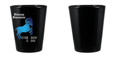 1.5 oz Custom BarConic® Black Shot Glass