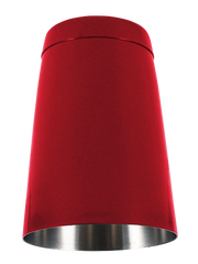 Powder Coated 16oz Weighted Cocktail Shaker - Red