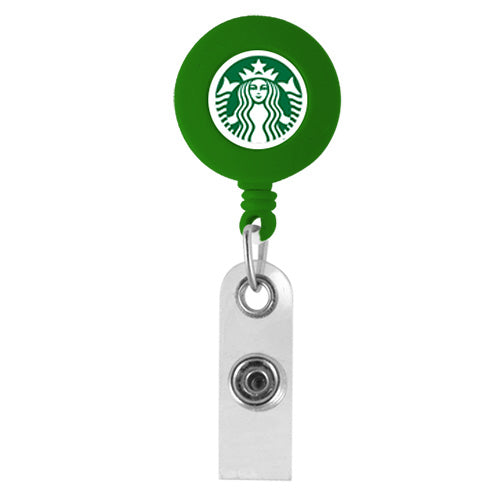 Standard Plastic Badge Reel - Green