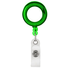 Translucent Badge Reel - Green