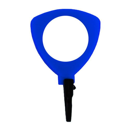 Three-Sided Plastic Badge Reel - Blue