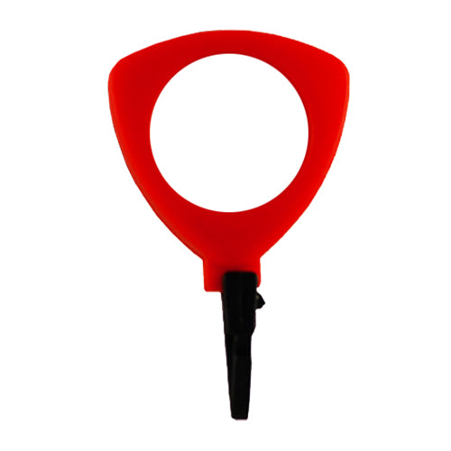 Three-Sided Plastic Badge Reel - Red